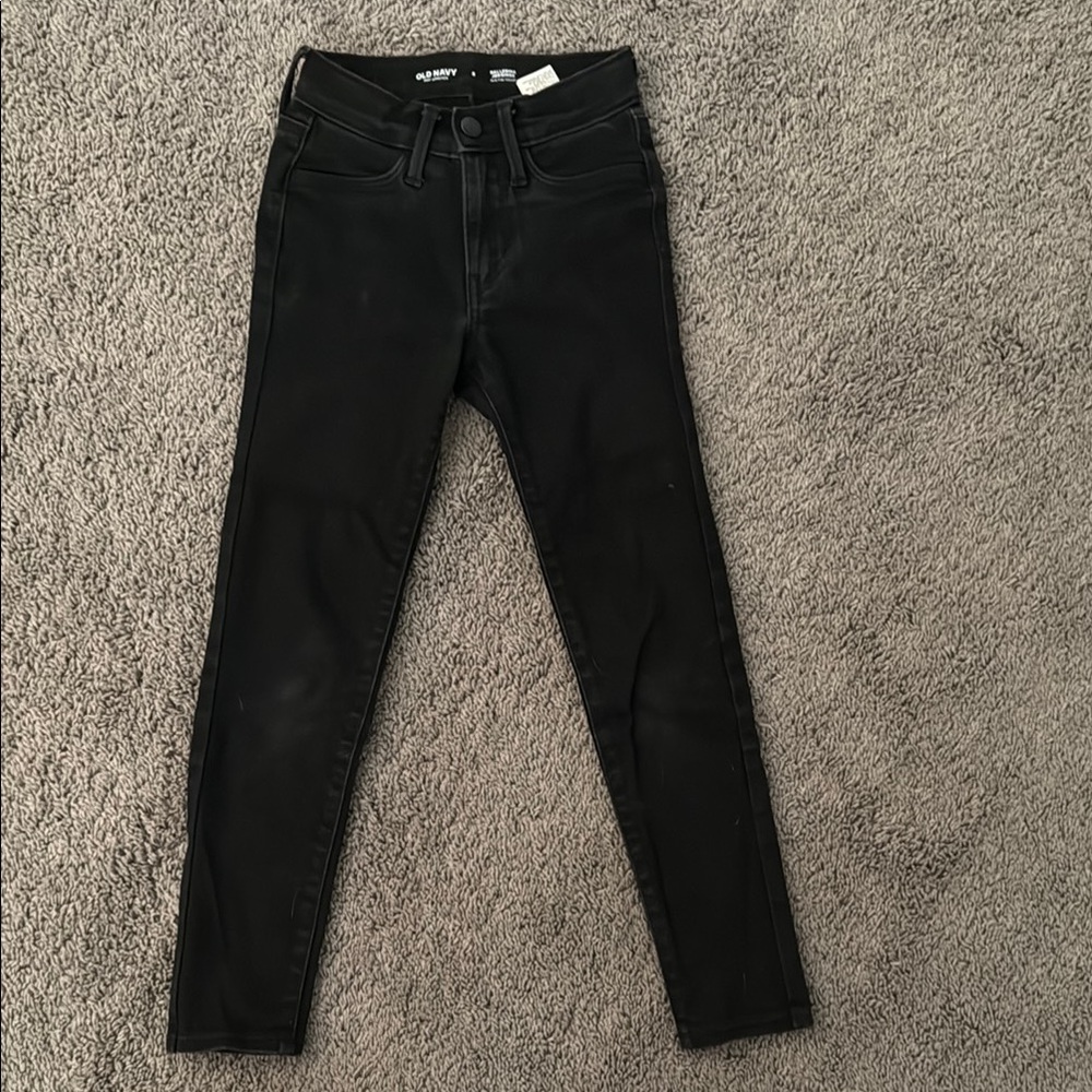 Faded Black Ballerina Jeggings-Style Jeans